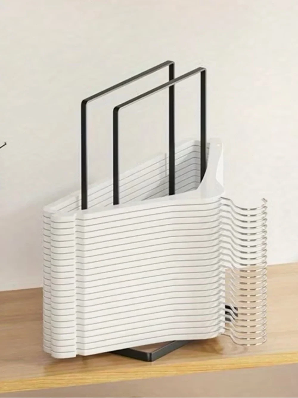 Black Metal Hanger Organizer Set of 2